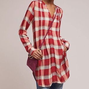 👚Akemi + Kin Plaid Tunic